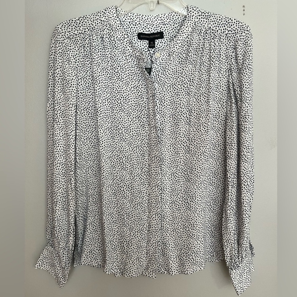 Banan Republic Polka Dot Blouse